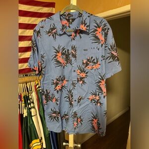 Volcom Blue Beach Tee Shirt Men's Size XL